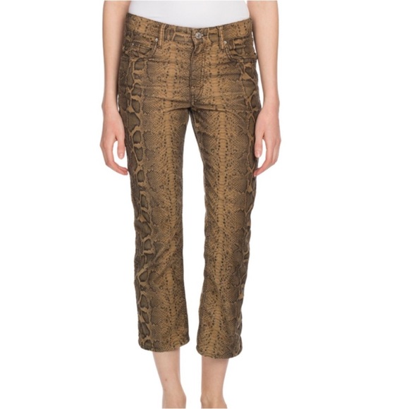 Isabel Marant Etoile Apolo Snakeskin Print Corduroy Pants SZ 34/US 2 EUC - Picture 2 of 7